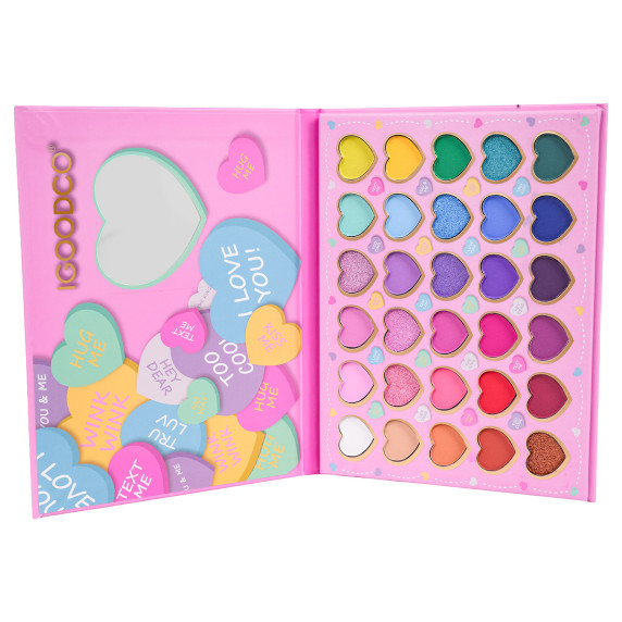 Sada na líčenie v tvare srdca 30 farieb SWEET HEART