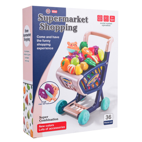 Cărucior de cumpărături cu accesorii - SUPERMARKET SHOPPING