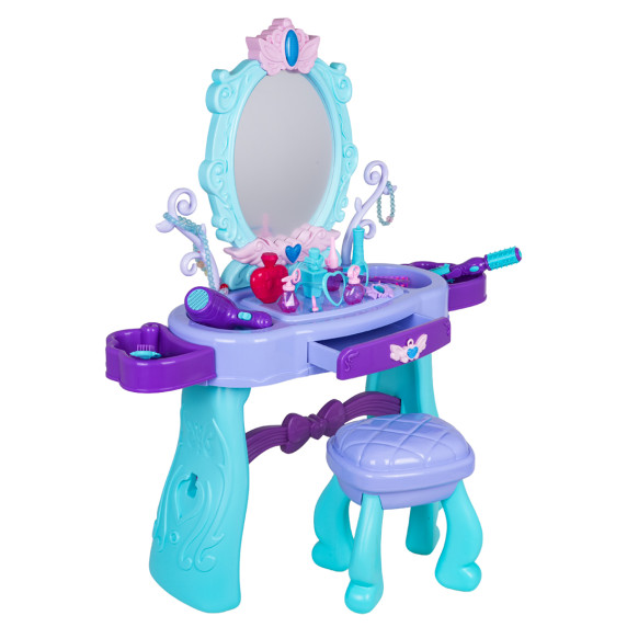 Interaktívny detský toaletný stolík s doplnkami PRINCESS DRESSING TABLE