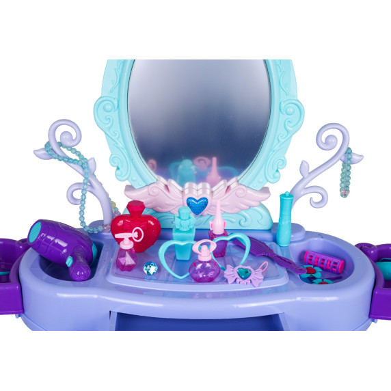 Interaktívny detský toaletný stolík s doplnkami PRINCESS DRESSING TABLE