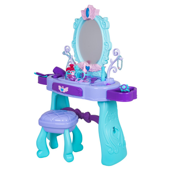 Interaktívny detský toaletný stolík s doplnkami PRINCESS DRESSING TABLE