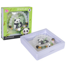 Brățară din mărgele Panda LOVEDEER – albă - 