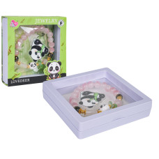 Brățară din mărgele Panda LOVEDEER – roz - 