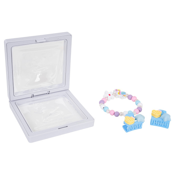 Set de bijuterii LOVEDEER Jewelry Unicorn - Flori albe