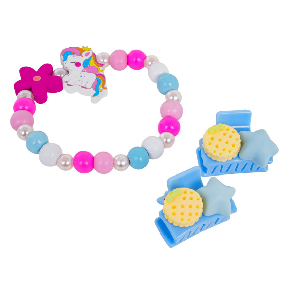 Set de bijuterii LOVEDEER Jewelry Unicorn - Floare roz