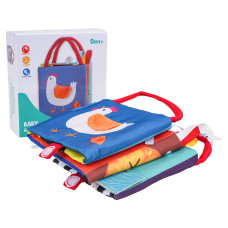 Senzorická knižka pre najmenších BABY ACTIVITY CLOTH BOOK - 