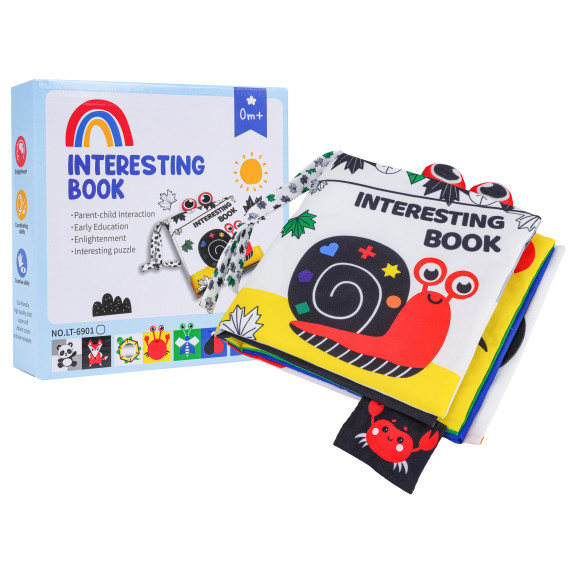 Carte senzorială pentru cei mici – INTERESTING BOOK