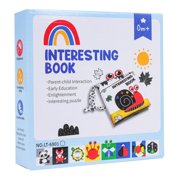 Carte senzorială pentru cei mici – INTERESTING BOOK