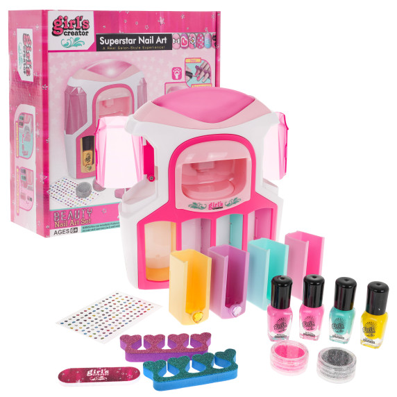 Set manichiură pentru copii - Inlea4Fun SUPERSTAR NAIL ART