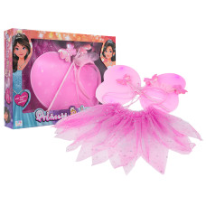 Costum de prințesă cu fustă din tul, aripi și accesorii – PRINCESS BOUTIQUE - 