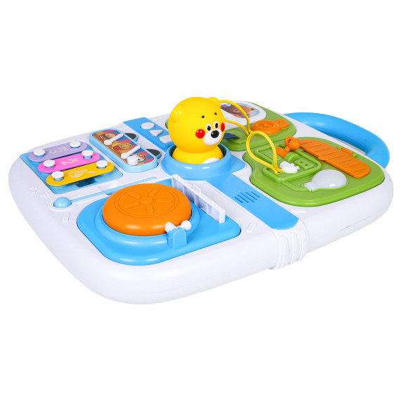 Valiză multifuncțională senzorială – BEAR FAMILY'S BUSY BOARD – albastră