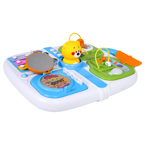 Valiză multifuncțională senzorială – BEAR FAMILY'S BUSY BOARD – albastră