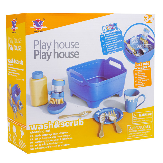 Súprava riadu s príslušenstvom PLAY HOUSE - modrá