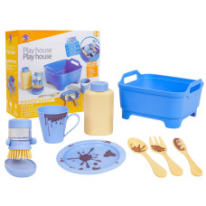 Set de curățare cu accesorii - PLAY HOUSE - albastru - 