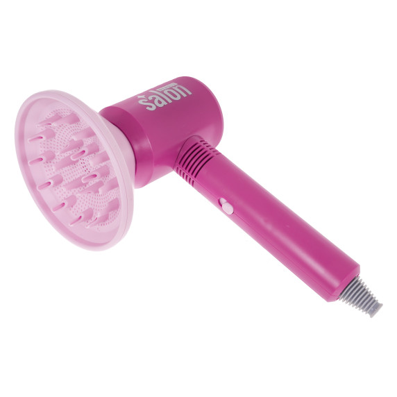 Játék fodrász készlet kiegészítökkel Inlea4Fun SALON EQUIPMENTS - Rózsaszín
