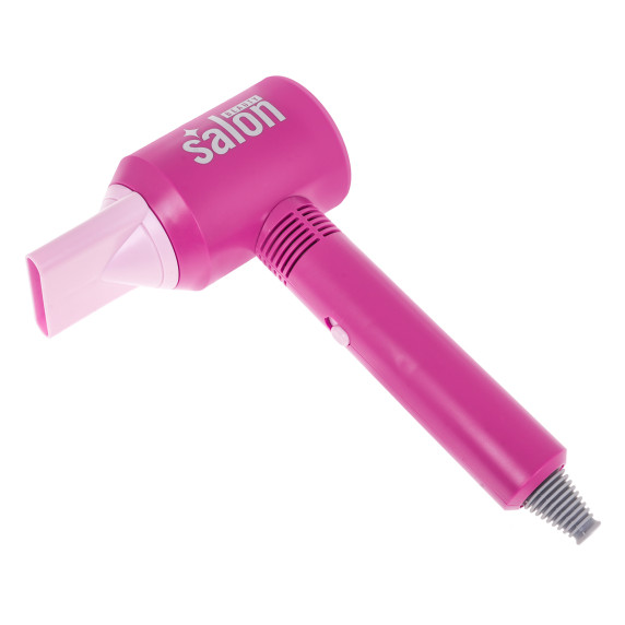 Játék fodrász készlet kiegészítökkel Inlea4Fun SALON EQUIPMENTS - Rózsaszín
