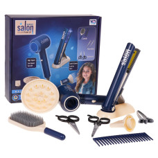 Set de coafura pentru copiicu accesorii - Inlea4Fun BEAUTY SALON - Albastru - 