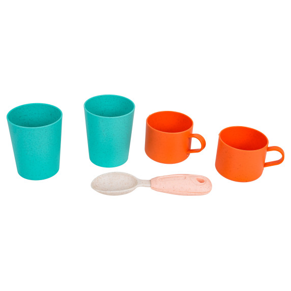 Set de vase pentru joacă –  WHEAT STRAW – 19 piese ecologice