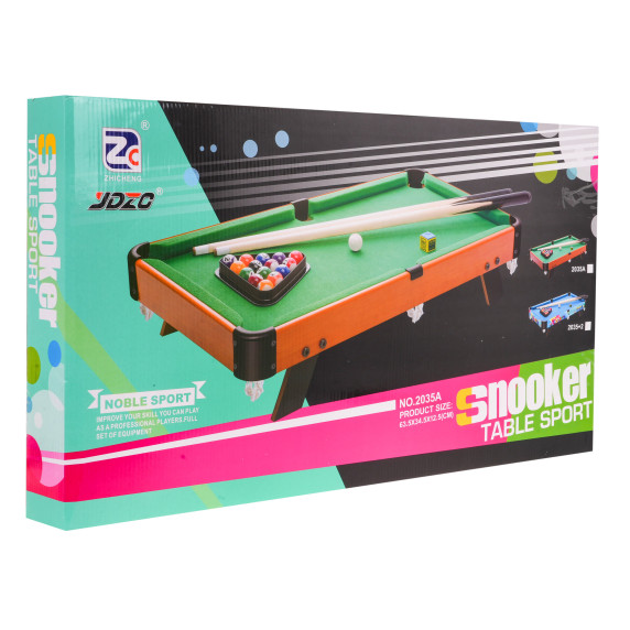 Biliárdasztal gyerekeknek Inlea4Fun SNOOKER TABLE SPORT