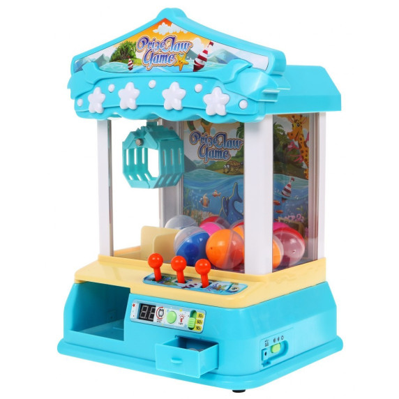 Mașină cu prindere pentru copii 3+ Joc Arcade Captură minge + Panou de control + 10 bile + 12 jetoane