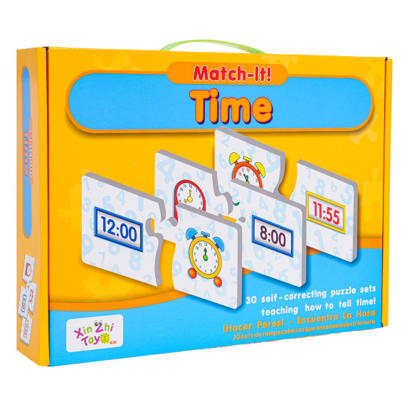 Cartonașe educative cu ceas – MATCH-IT TIME