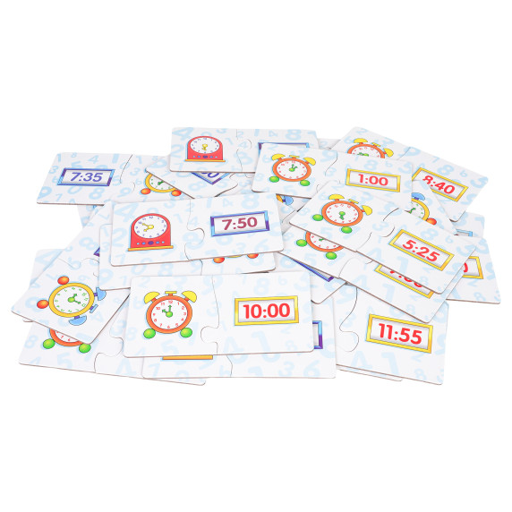 Cartonașe educative cu ceas – MATCH-IT TIME