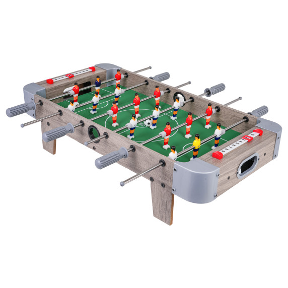 Asztali foci csocsó asztal 70x36x18 cm FOOTBALL TABLETOP GAME - Szürke