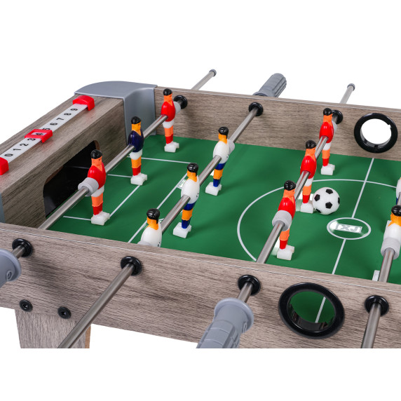 Asztali foci csocsó asztal 70x36x18 cm FOOTBALL TABLETOP GAME - Szürke