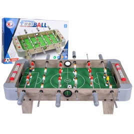 Asztali foci csocsó asztal 70x36x18 cm FOOTBALL TABLETOP GAME - Szürke - 