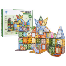 Sada magnetických blokov 116 ks MAGIC MAGNETIC BLOCKS Animal Paradise - 