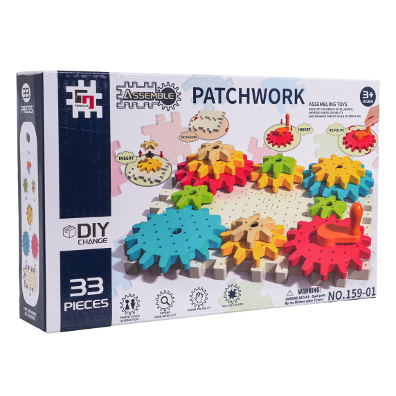 Sada kociek STEAM 33 dielov PATCHWORK
