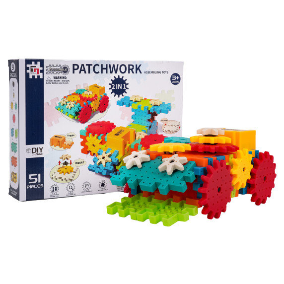 Sada kociek STEAM 51 dielov PATCHWORK