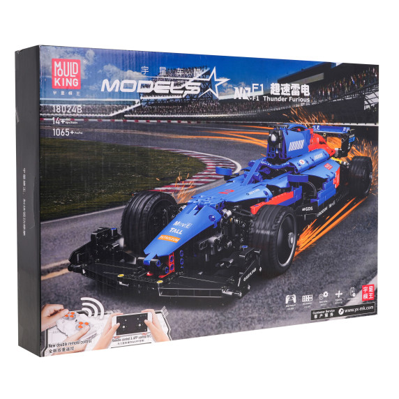 Építőjáték 1065 db Inlea4Fun MODELS F1 Thunder Furious