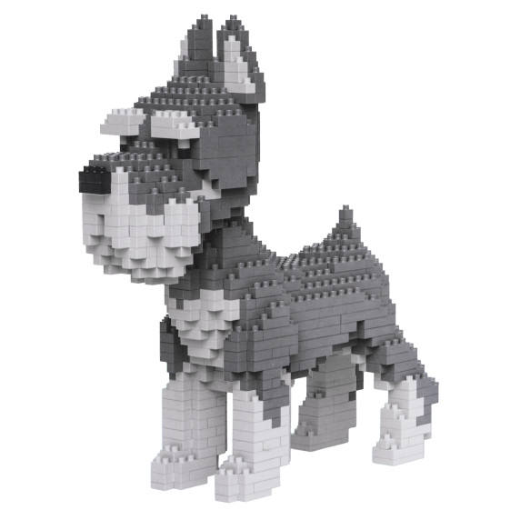 Set creativ de construcție  PET DOG Schnauzer – 800 piese