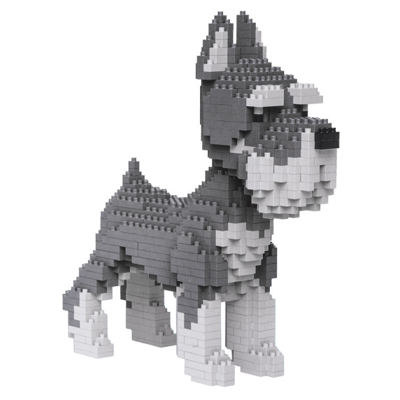 Set creativ de construcție  PET DOG Schnauzer – 800 piese