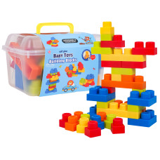 Set de blocuri de construcție, 32 de piese  BABY TOYS Building Blocks - colorat - 