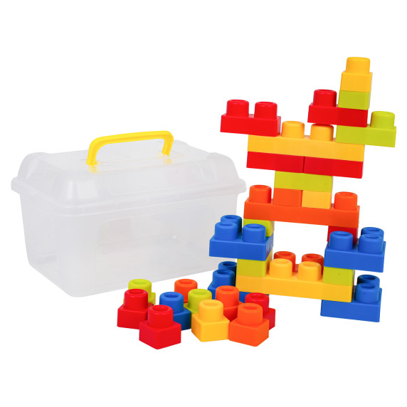 Set de blocuri de construcție, 32 de piese  BABY TOYS Building Blocks - colorat