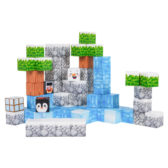 Cuburi magnetice colorate – MAGNETIC BUILDING CUBES – 66 cuburi și blocuri Cuburi magnetice colorate – MAGNETIC BUILDING CUBES – 66 cuburi și blocuri