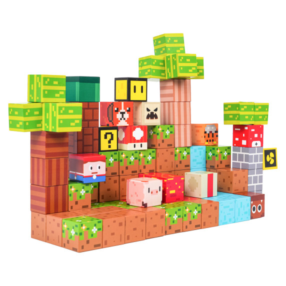 Mágneses építőkészlet MAGNETIC BLOCK 84 darabos