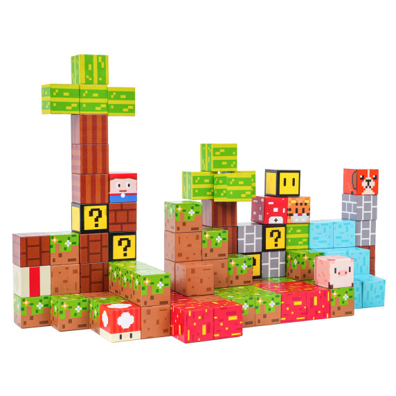 Mágneses kocka készlet 102 darab MAGNETIC BLOCK