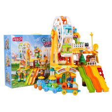 Építőkocka készlet 235 darab FERRIS WHEEL PARK - Vidámpark - 