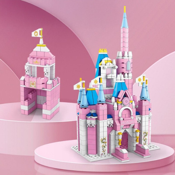 Set de blocuri de construcție Castelul Prințesei - 1000 de piese - K8832-3