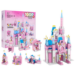 Set de blocuri de construcție Castelul Prințesei - 1000 de piese - K8832-3 - 
