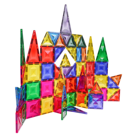 Set 3D de blocuri magnetice  67 piese – MAGNETIC TILES BLOCK CASTLE SET Set 3D de blocuri magnetice  67 piese – MAGNETIC TILES BLOCK CASTLE SET