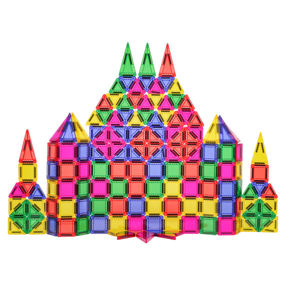 Set de blocuri magnetice 150 piese – MINI MAGNETIC TILES Set de blocuri magnetice 150 piese – MINI MAGNETIC TILES