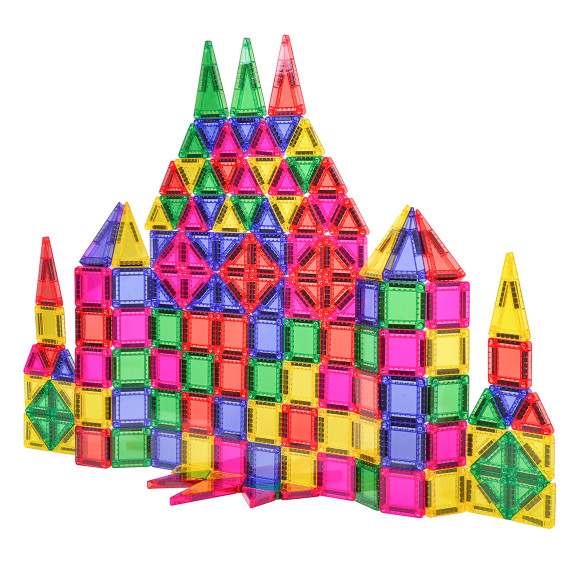 Set de blocuri magnetice 150 piese – MINI MAGNETIC TILES Set de blocuri magnetice 150 piese – MINI MAGNETIC TILES