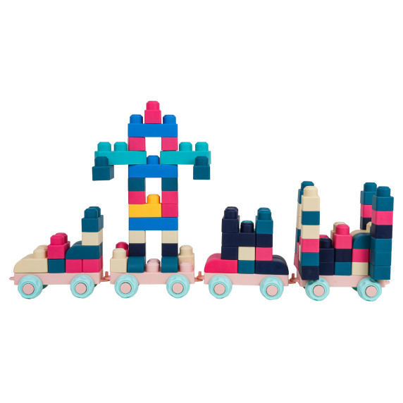 Set de blocuri de construcție moi 120 de piese - SOFT BLOCKS