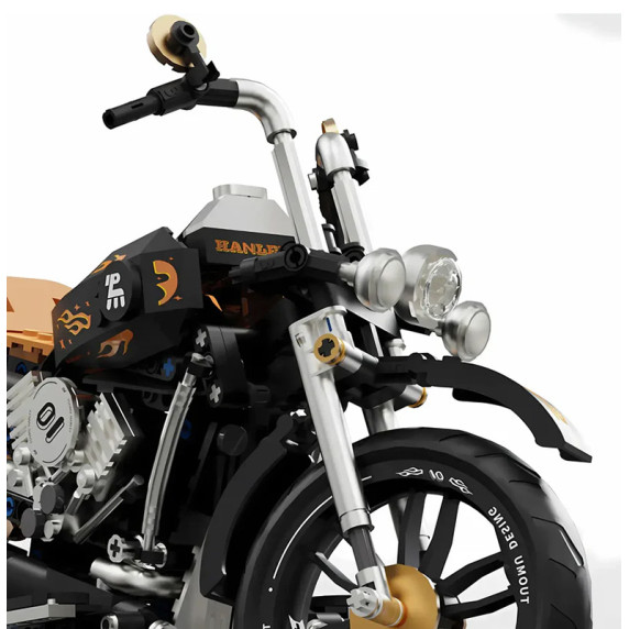 Kreatívna stavebnica Motocykel 455 prvkov BLOCK RACING