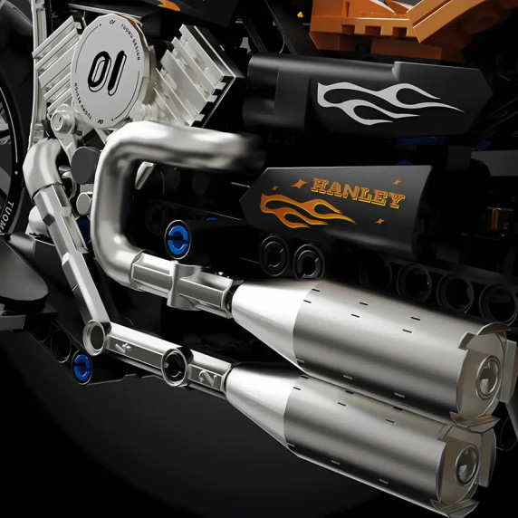 Kreatívna stavebnica Motocykel 455 prvkov BLOCK RACING