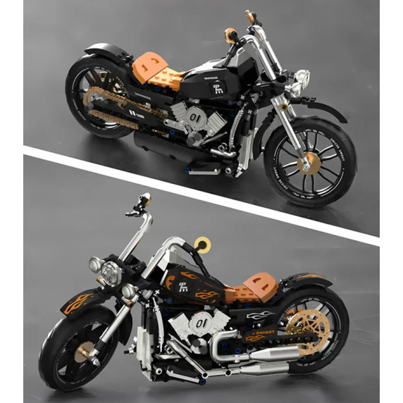 Kreatívna stavebnica Motocykel 455 prvkov BLOCK RACING